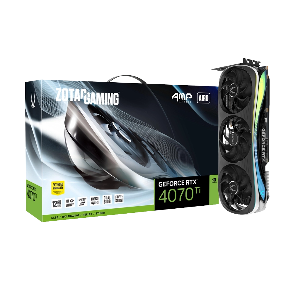 Zotac GAMING GeForce RTX 4070 Ti AMP Extreme AIRO 12GB GDDR6X