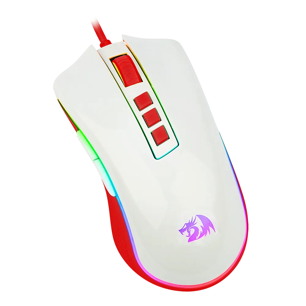 ماوس ردراگون COBRA Red White M711C