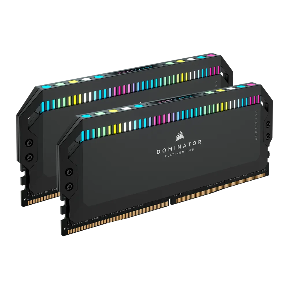 رم کامپیوتر رم کامپیوتر Corsair Dominator Platinum RGB DDR5 32GB Dual 6400MHz CL38 - Black