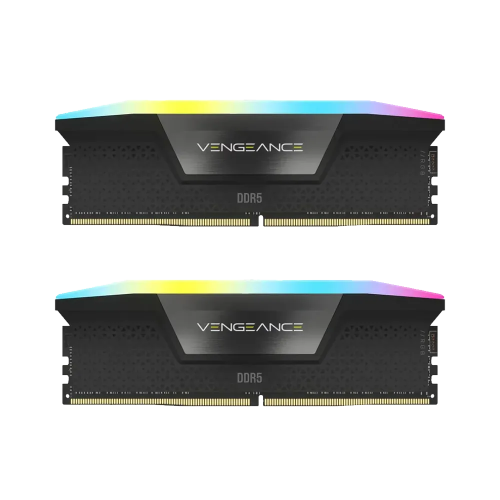 رم کورسیر Corsair VENGEANCE RGB 32GB 16GBx2 6800MHz CL40 DDR5 Memory