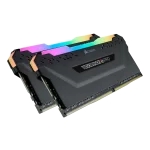 رم کامپیوتر Corsair VENGEANCE RGB PRO 16GB Dual 3200MHz CL16 - ‌Black