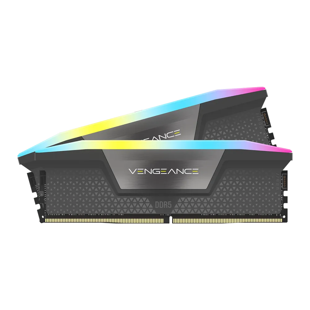 رم کامپیوتر Corsair Vengeance RGB DDR5 64GB Dual 5600MHz CL36 - Black