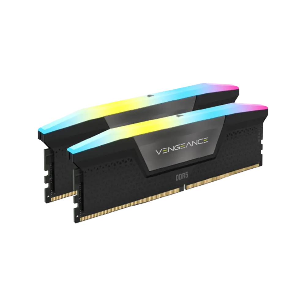 Corsair Vengeance RGB DDR5 48GB Dual 5600MHz CL40 - ‌Black