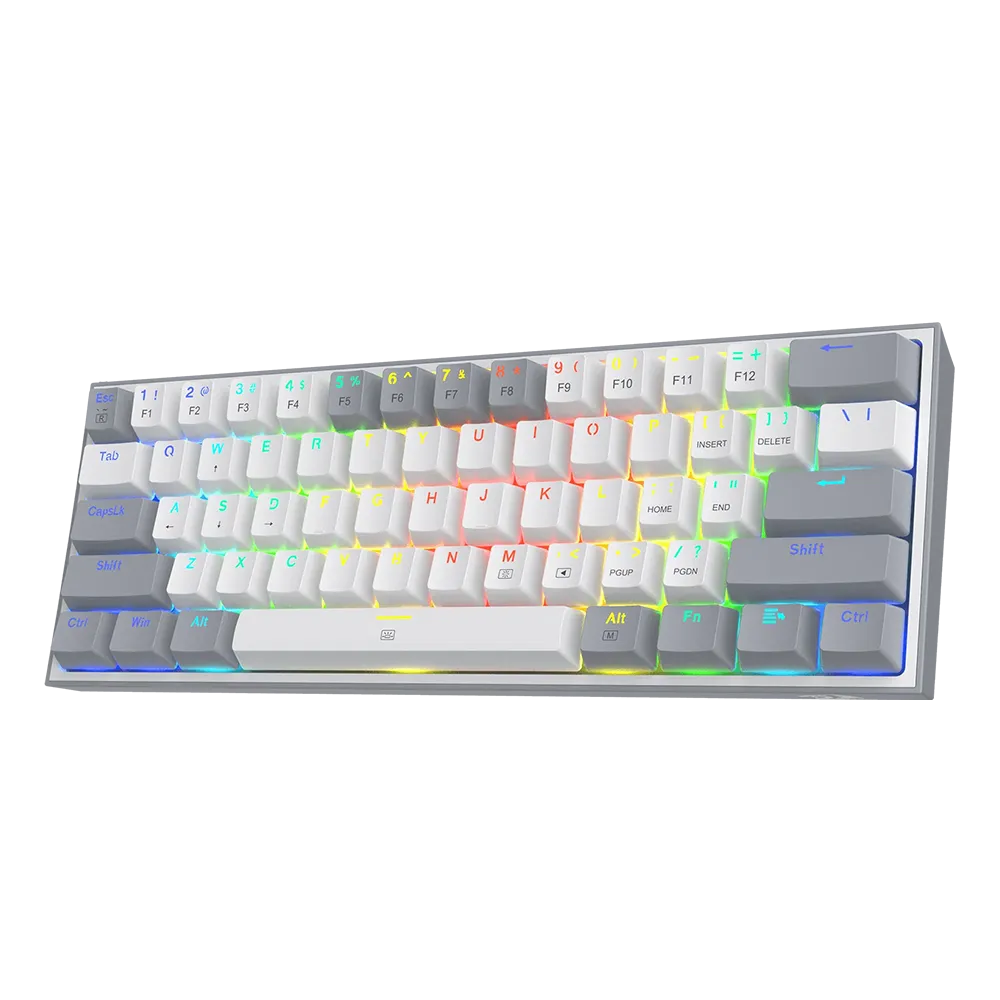 کیبورد گیمینگ ردراگون K617 FIZZ White