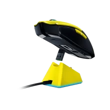 ماوس باسیم گیمینگ ریزر Viper Ultimate Cyberpunk 2077 Edition به همراه پایه شارژر Razer