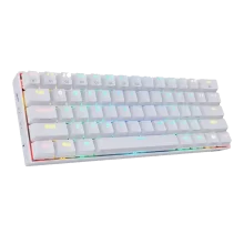 کیبورد گیمینگ ردراگون raconic Elite white K530W-RGB-PRO