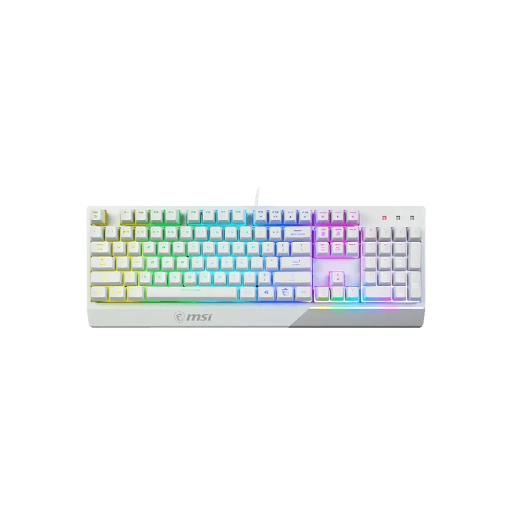 کیبورد باسیم مکانیکال گیمینگ ام اس آی VIGOR GK30 WHITE