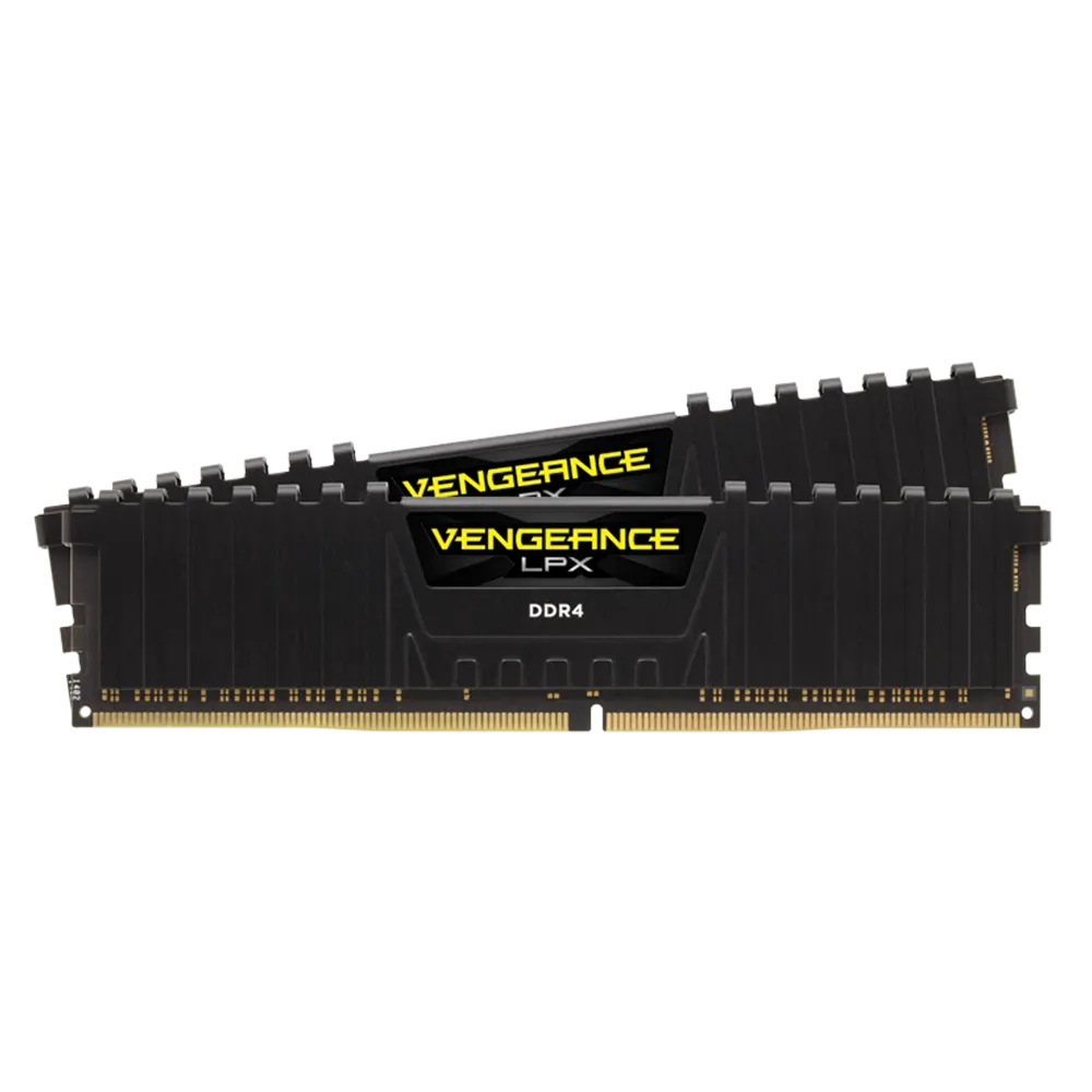 حافظه رم کورسیر corsair vengeance 16g black cl16 3200 LPX