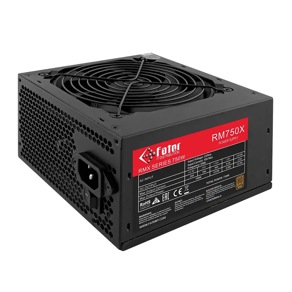 پاور 750 وات فاطر مدل RM750X 80+ Bronze
