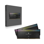 حافظه رم کورسیر مدل Dominator Titanium RGB 32GB 16GBx2 6600MHz CL32 DDR5 Black