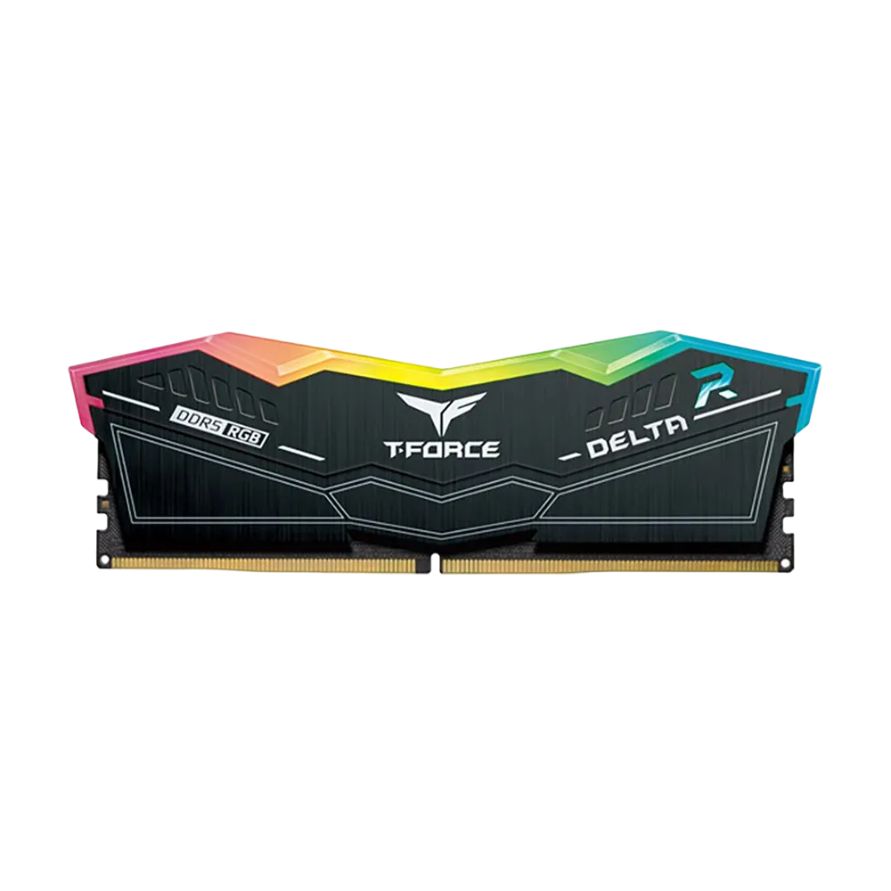 حافظه رم تیم گروپ مدل T-Force DELTA RGB DDR5 32GB Dual 5600MHz CL32