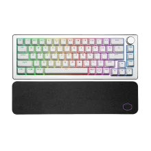 کیبورد گیمینگ بی سیم کولر مستر CK721 Blue Switch White