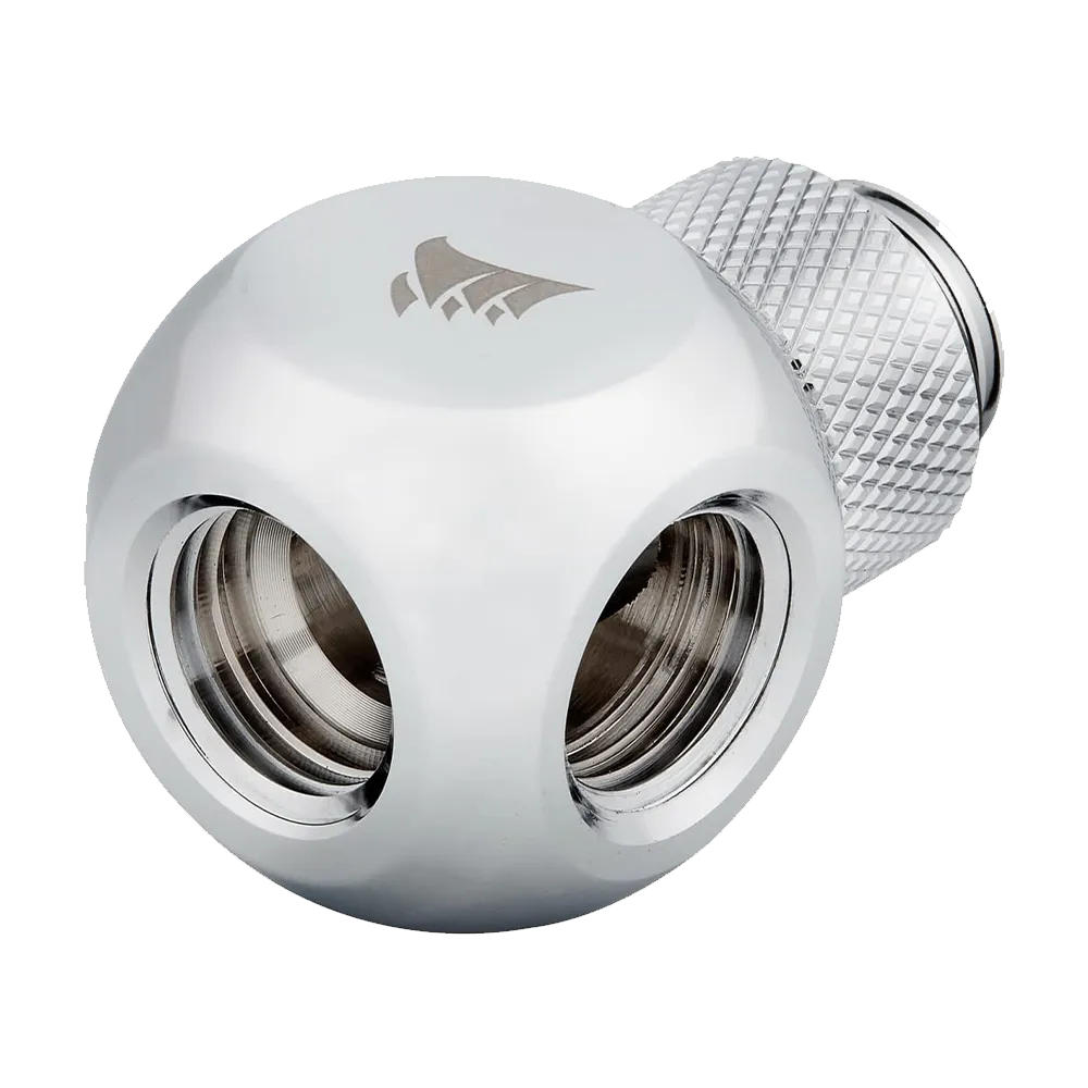 اتصال سخت افزاری خنک کننده مایع کورسیر X Series XF Rotary Y-Splitter Chrome