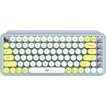 کیبورد بی سیم مکانیکال لاجیتک POP KEYS Brown Switch