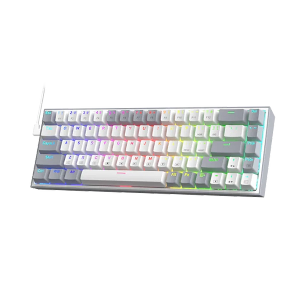 کیبورد باسیم مکانیکال گیمینگ ردراگون Redragon Caster K631 RGB WG